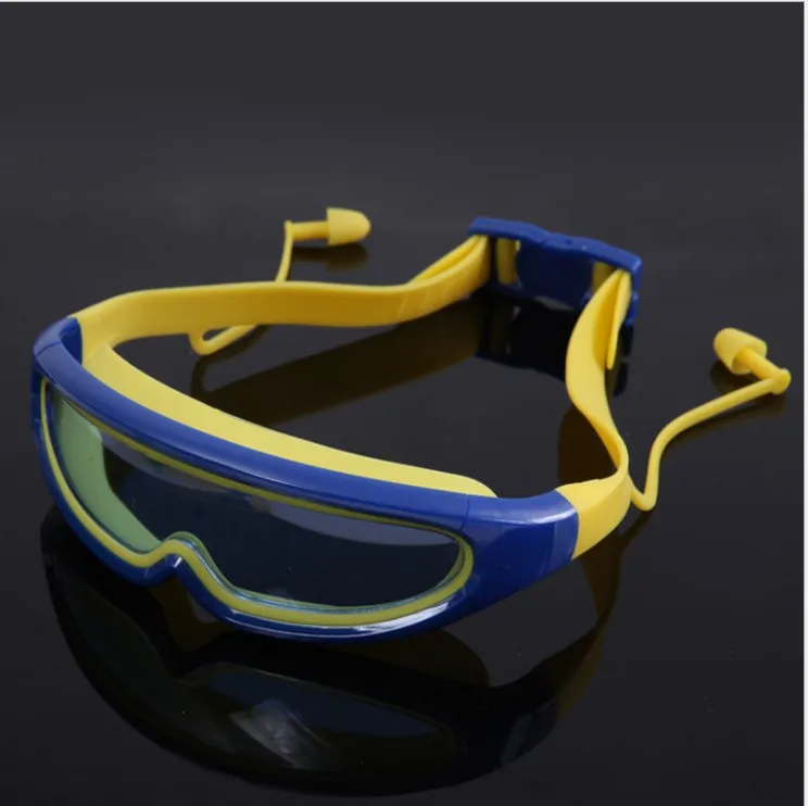 

160G Star Je Children Large Frame Goggles Waterproof Anti-fog Child Swimming Glasses with One-piece Earplug 6900
