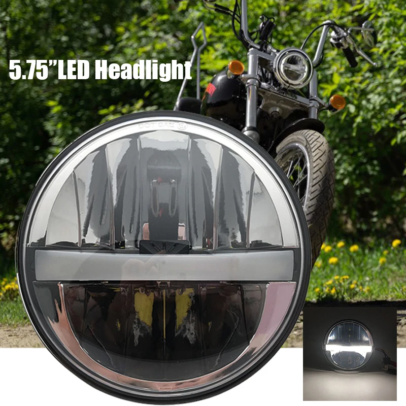 5-3/4 &quotКруглый налобный фонарь для H arley Dyna Sportster 1200 883 части указатель поворота