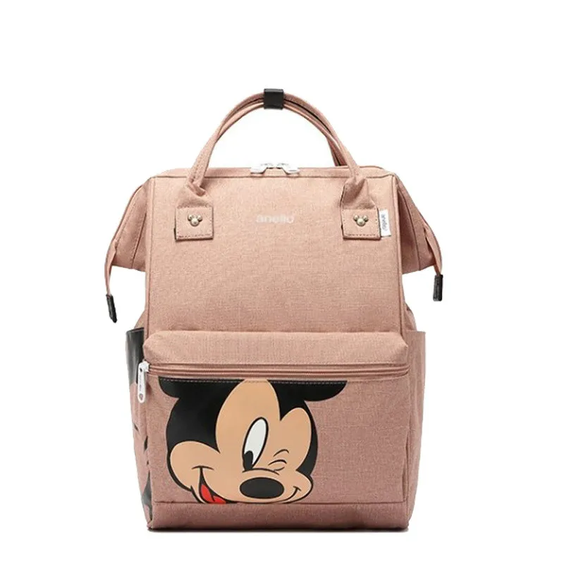 Small Pink Рюкзак для мам, сумка для подгузников, сумка для мамы, Мини Маус, сумка для подгузников, рюкзак для путешествий, сумка для кормления или уход за ребенком, сумки для мам с Микки Маусом - Цвет: Small Pink