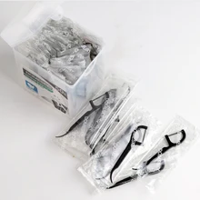 Лучшие продажи продуктов индивидуальная пластиковая объемная шелковая зубная нить производство DF-12