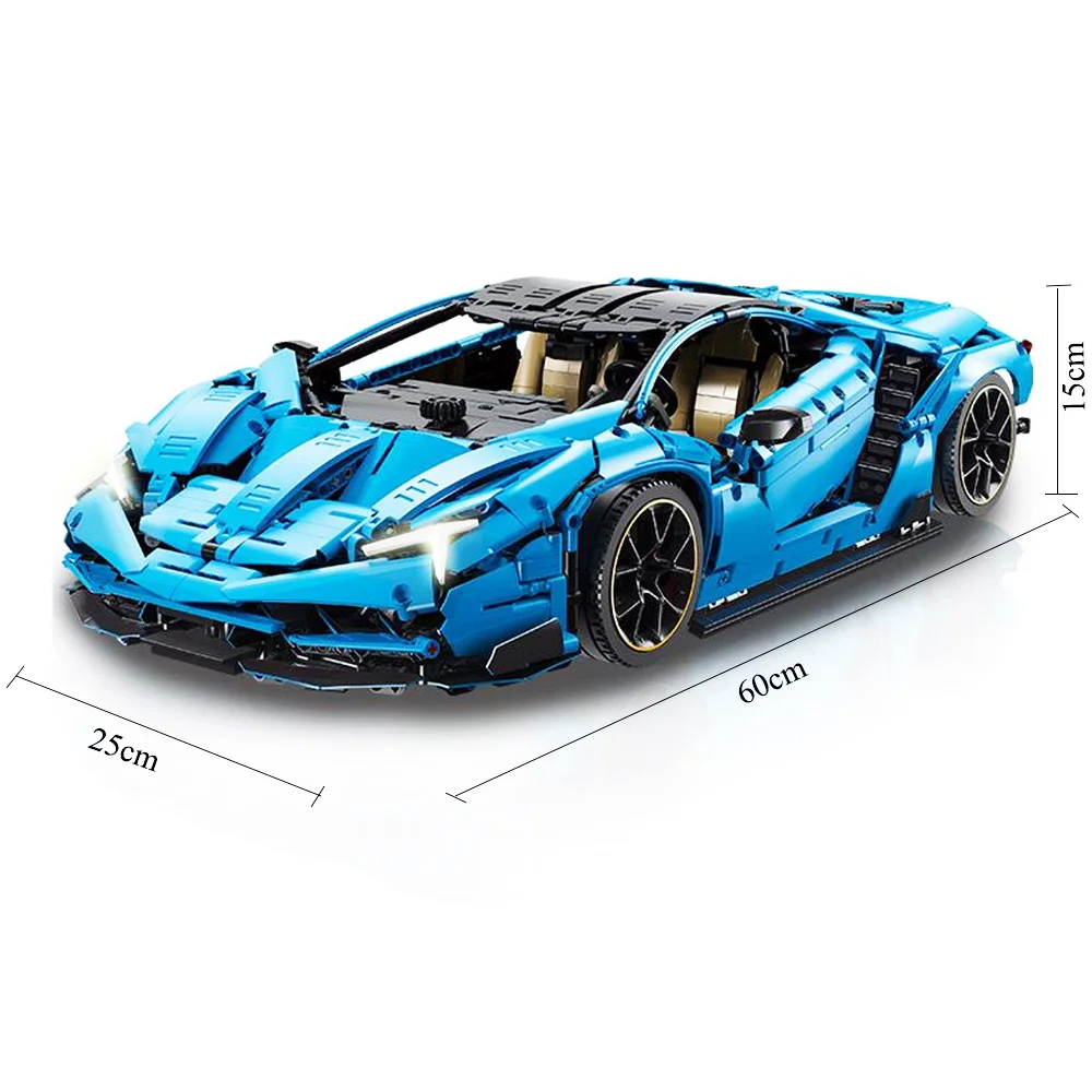 K98 Супер гоночный автомобиль модель MOC 39933 Lamborghining Centenario 1:8 гиперкар
