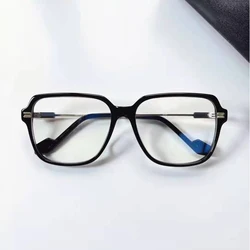 2022 New Fashion Anti-blue Optical Eyewear Square Oversize Eyeglasses Women High Quality Gentle Glasses Frames