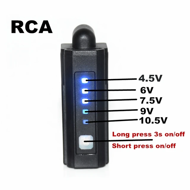 Wireless Tattoo Mini Power 1200mA/h 1500mA/h 2000mA/H 2500mA/h RCA DC - Image 4