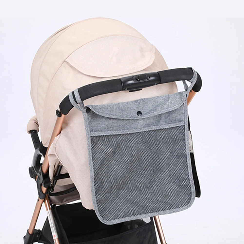 used baby strollers near me Baby Stroller Storage Mesh Bag Accessories Black Trolley Net Pocket Bottle Diaper Organizer Holder Baby Stroller Accessories baby stroller accessories on sale