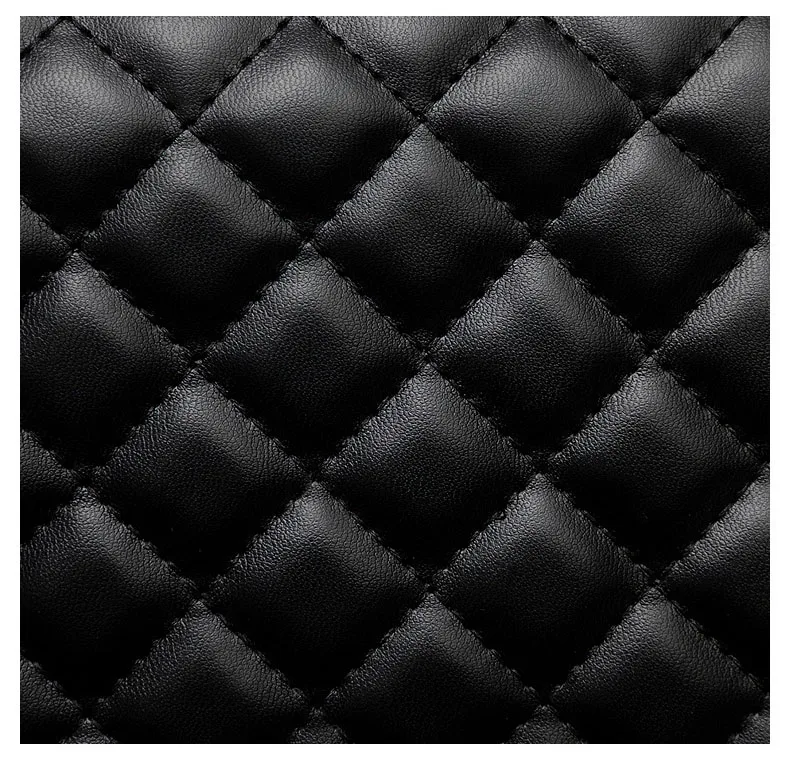 Luxury Handbags Women Bags Designer 2019 New Gold Chain Flap Purse for Ladies Soft Leather Quilted Plaid Lock Shoulder Bag Black (5)