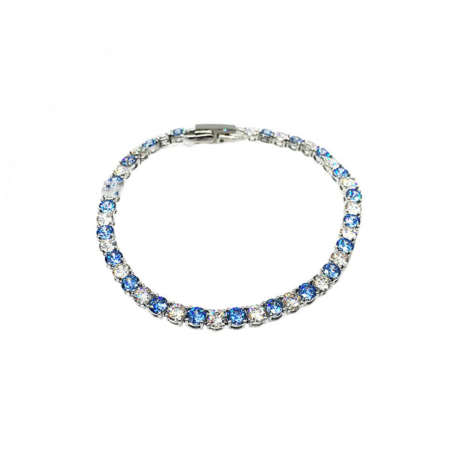 

TENNIS DELUXE Bracelet Claw Stone Inlaid Round Crystal Feminine Fresh and Pleasing Romantic Jewel