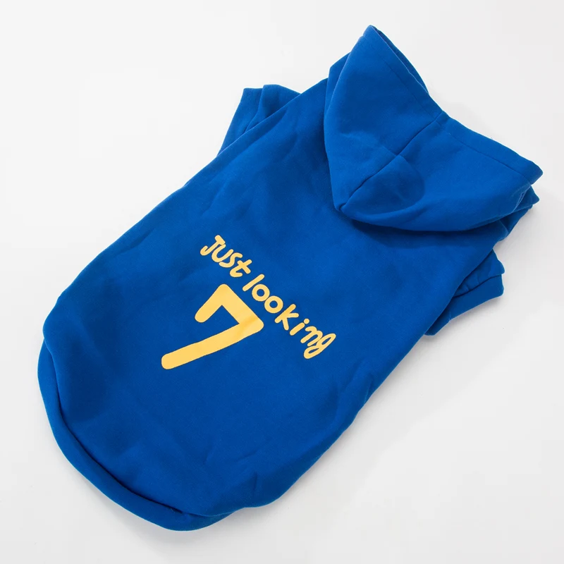 Blue Hipidog Собака Толстовка S/S20 новое поступление толстовка для больших собак Одежда - Цвет: Blue