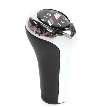 

6 Speed Car Chromed Gear Shift Knob For BMW E92 E90 E91 E46 E53 E60 E61 E63 E65 E81 E82 E83 E87 1 3 5 6 Series X1 X3 X5