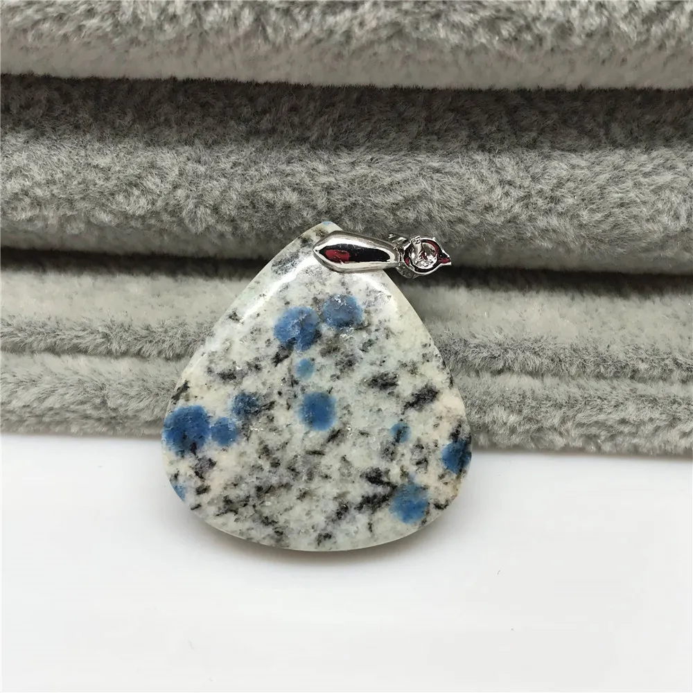 Натуральный K2 Jasper вулканический кулон для женщин и мужчин кристалл юбилей подарок 30x28x8 мм бусины драгоценный камень модное украшение-кулон AAAA