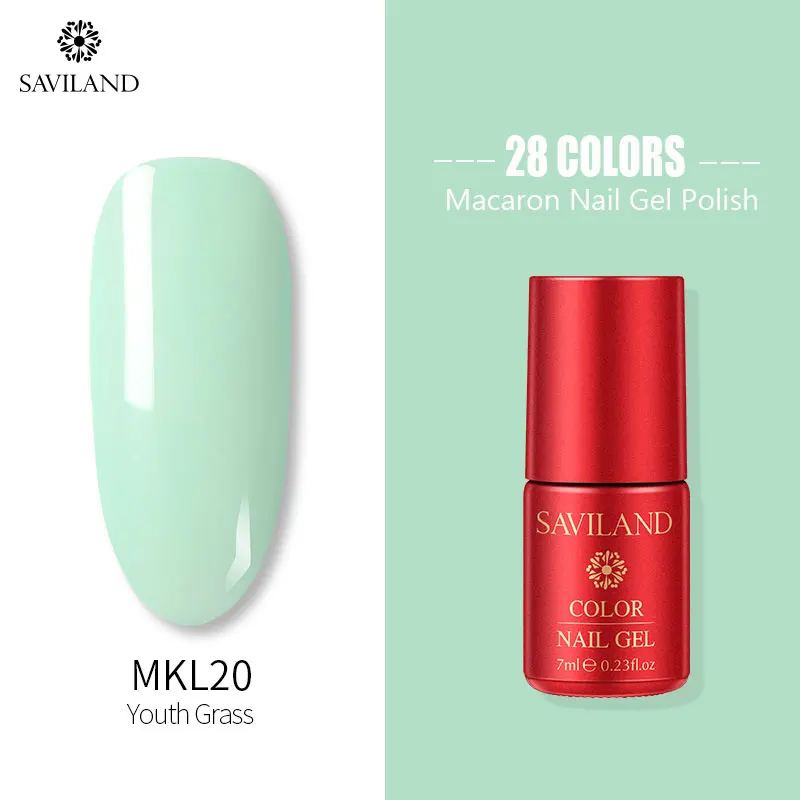 MKL20 Soak off 28 Цвета блестящие Макарон Гель-лак для ногтей! полупостоянная Lucky лак UV лампа длительного действия верхнее пальто Нейл-арт-дизайн - Цвет: MKL20