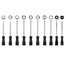 

10Pcs Screwdriver Kit Multifunction Adjustment Metal Manual Machine Repair Tool for Carburetor