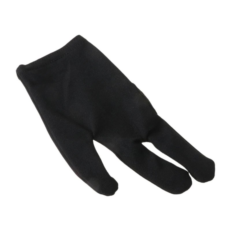 1 шт. черный кия бильярдный бассейн стрелок 3 пальцы перчатки|3 finger gloves|billiards poolcue