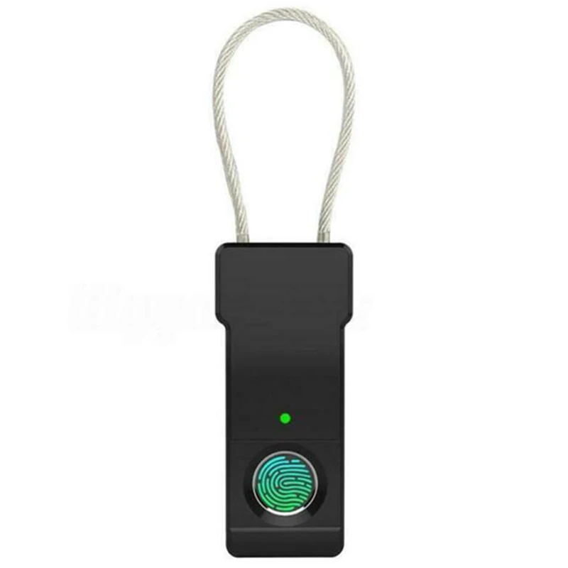 

Fingerprint Lock Rechargeable Battery Security Padlock Door Luggage Bags Cabinet Wardrobe Bikes Storage Lockers