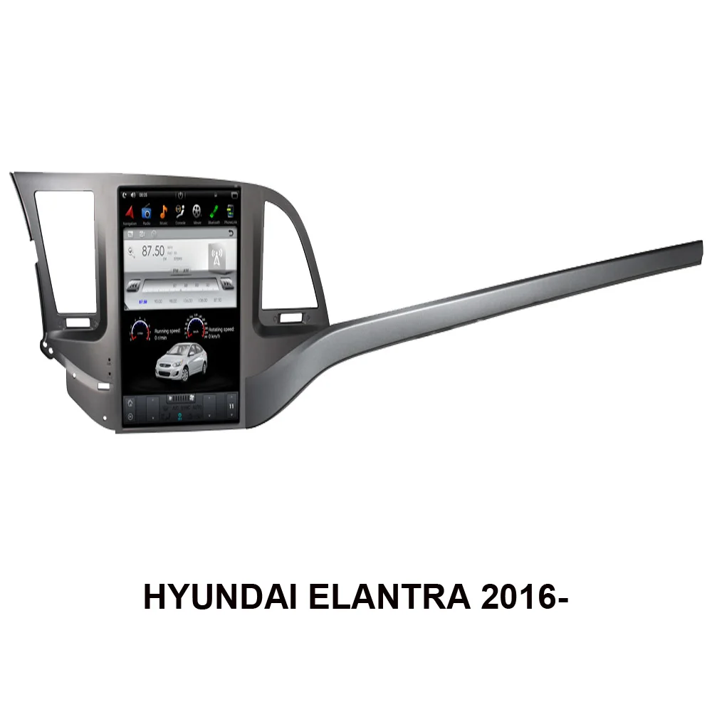 Автомобильный мультимедийный плеер в стиле Тесла на Android 2016 с GPS-навигацией для