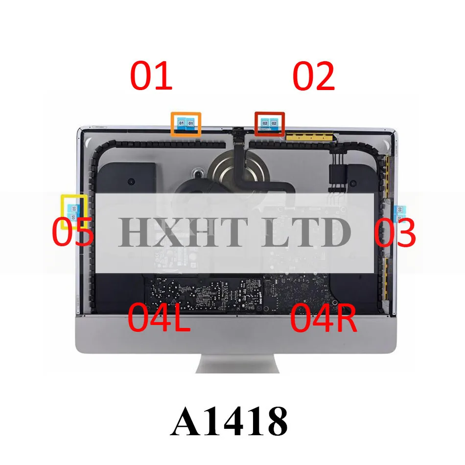 20 компл./лот A1418 ЖК-дисплей Клейкая Лента Для iMac 21,5 ''A1418 ЖК-дисплей клейкая лента 2012 2013 год