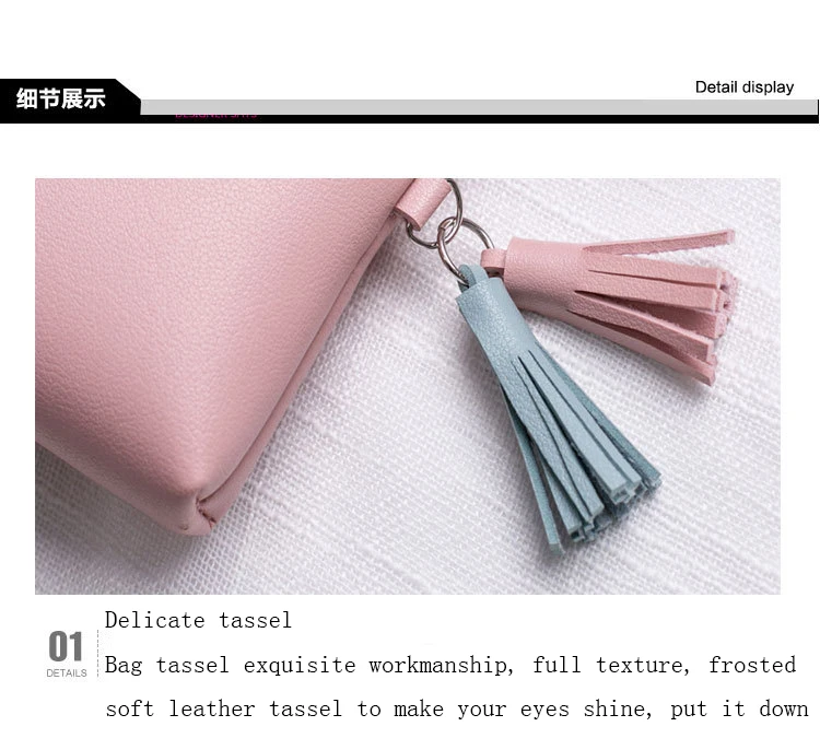 Bolsas feminina, новинка, сумка для телефона с кисточкой, клатч, сумка для монет, чехол для ключей