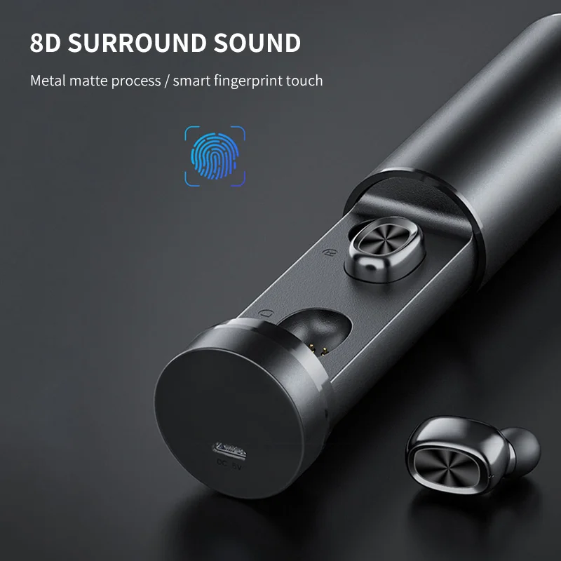 Bluetooth 5 0 Earphone TWS Earphones Wireless Headphones Touch Control Headset Earbuds Stereo Music Sport For Cell Phone IPhone