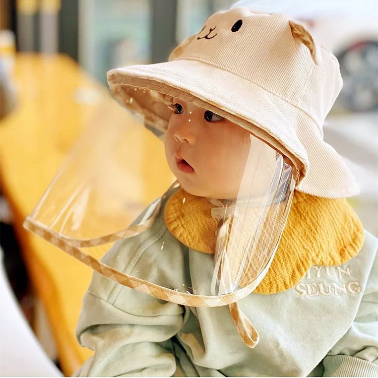 

Baby Anti-droplet Hat Baby Protective Cap Epidemic Isolation Cap Protective Cap Removable Face-covering Children's Fisherman Hat