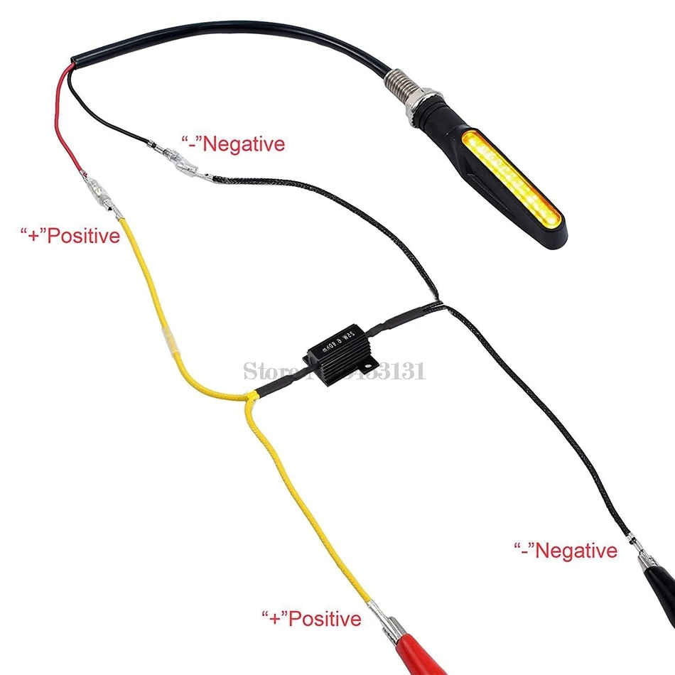 100% декодер LED мотоциклетные поворотники для 1000 K9 Cbr 600 Rr 2006 Gsxr K6 Gpz Honda Dio 34 Icon