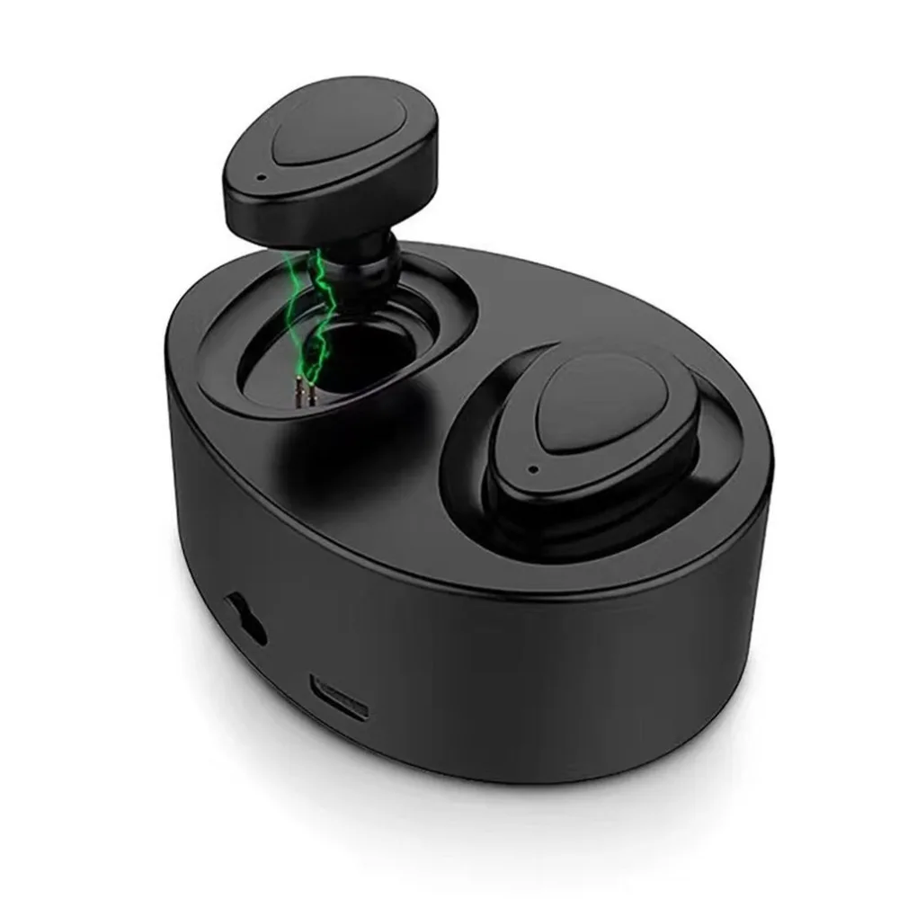 4 цвета мини-наушники-вкладыши стерео Bluetooth гарнитура громкой связи спортивные наушники беспроводные Bluetooth 4,1 наушники с микрофоном зарядное устройство коробка