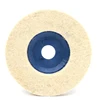 1PC X 100mm Wool Polishing Wheel Buffing Pads Angle Grinder Wheel Felt Polishing Disc Polisher ► Photo 3/3