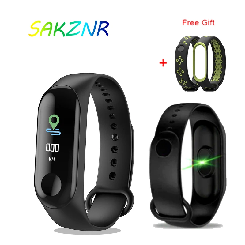 M3 Smart Band цветной сенсорный экран фитнес-трекер кровяное давление монитор