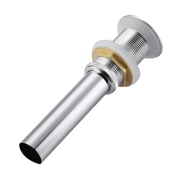 

Bathroom Sink Drain, Bounce Drain for Vessel Sink Vanity Stopper Without Overflow, Polished Chrome ,1 Set