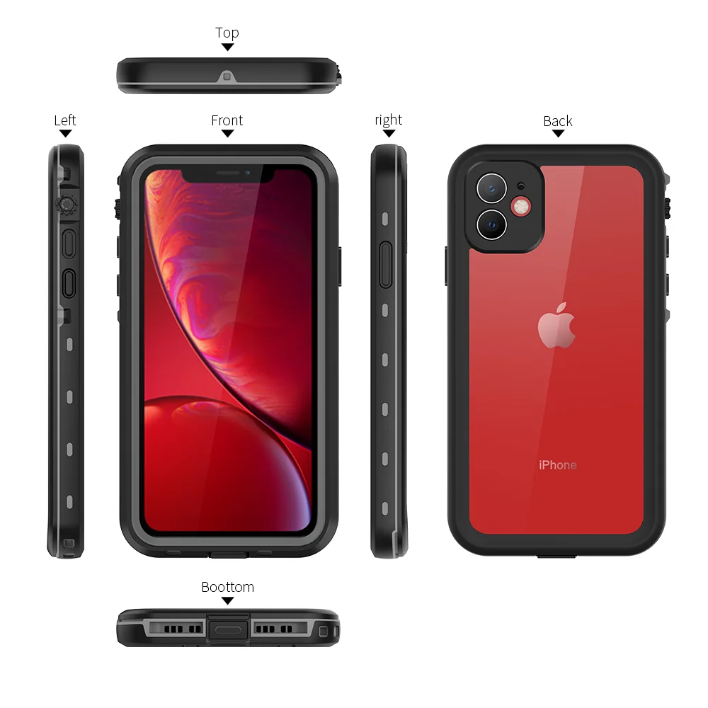 Redpepper Оригинальные Водонепроницаемые прозрачные чехлы для телефонов Apple iphone 11 Pro Max
