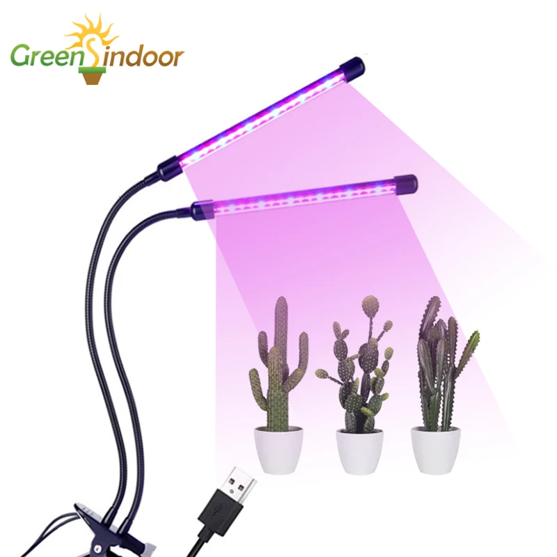 

Led Lamp Flower Seeds Led Grow Lights Full Spectrum Phytolamp For Plants 85-285V Phyto Fitolampy USB Cable Desk Plant Red Blue