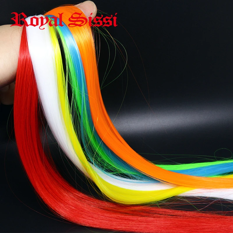 Royal Sissi 12colors Durable minnow Fibers saltwater streamers fly