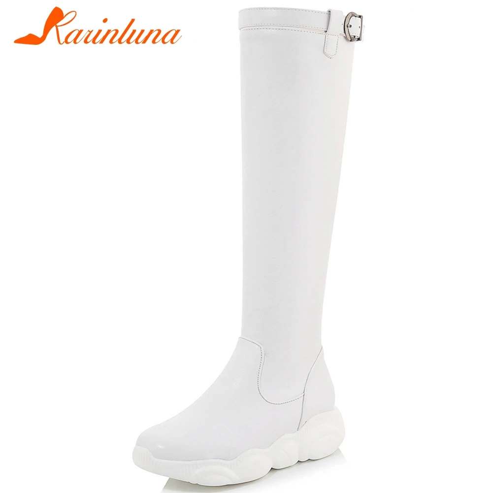 

On Sale 2019 Dropship Small Big Size 29-46 Shoes Woman Knee High Boots Female Shoes Comfortable Winter Snow Boots Women