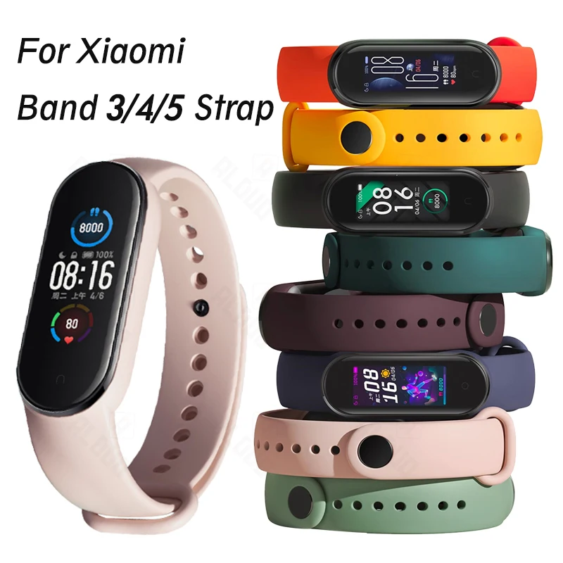 Correa para Xiaomi Mi Band 6, 5, 4 y 3, banda deportiva para reloj inteligente mi band 3