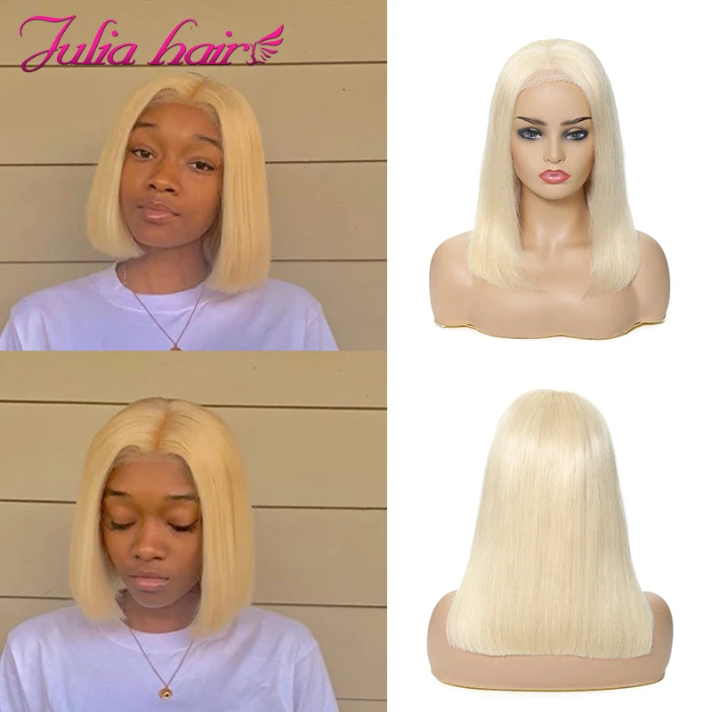 Ali-Julia-Hair-13x4-13x6-Transparent-Lace-Front-Human-Hair-Wigs-613-Blonde-Color-Short-Bob