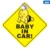 Автомобильная наклейка Baby ON BOARD WARNING SAFETY SIGN Наклейка Наклейка с присоской для автомобиля Наклейка окна автомобиля Автомобильные Аксессуары Стайлинг