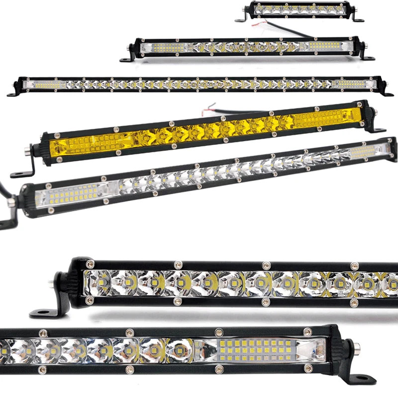 

Super Slim 10D 30W 120W 13 20inch LED Work Light Bar led bar offroad 4x4 off road Light Bar fog light motorcycle headlight