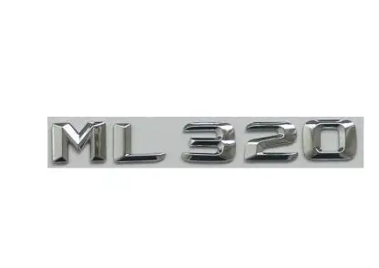A Хром 3D шрифт багажник Знак Эмблемы для Mercedes Benz W164 W166 ML320 CDI 4matic - Цвет: A