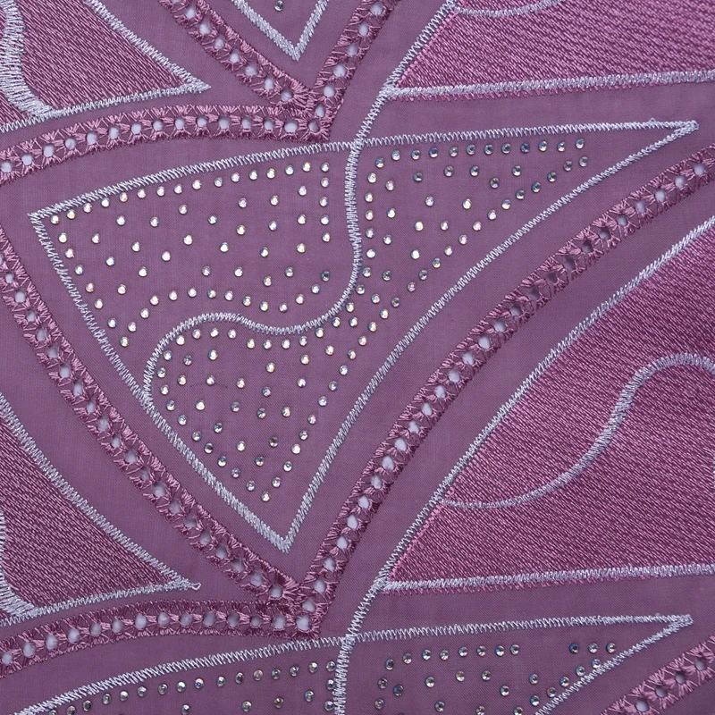 Стиль швейцарская вуаль кружева в швейцарской высокой вышивкой нигерийское Тюлевое кружево ткань с камнями для важных случаев A1718