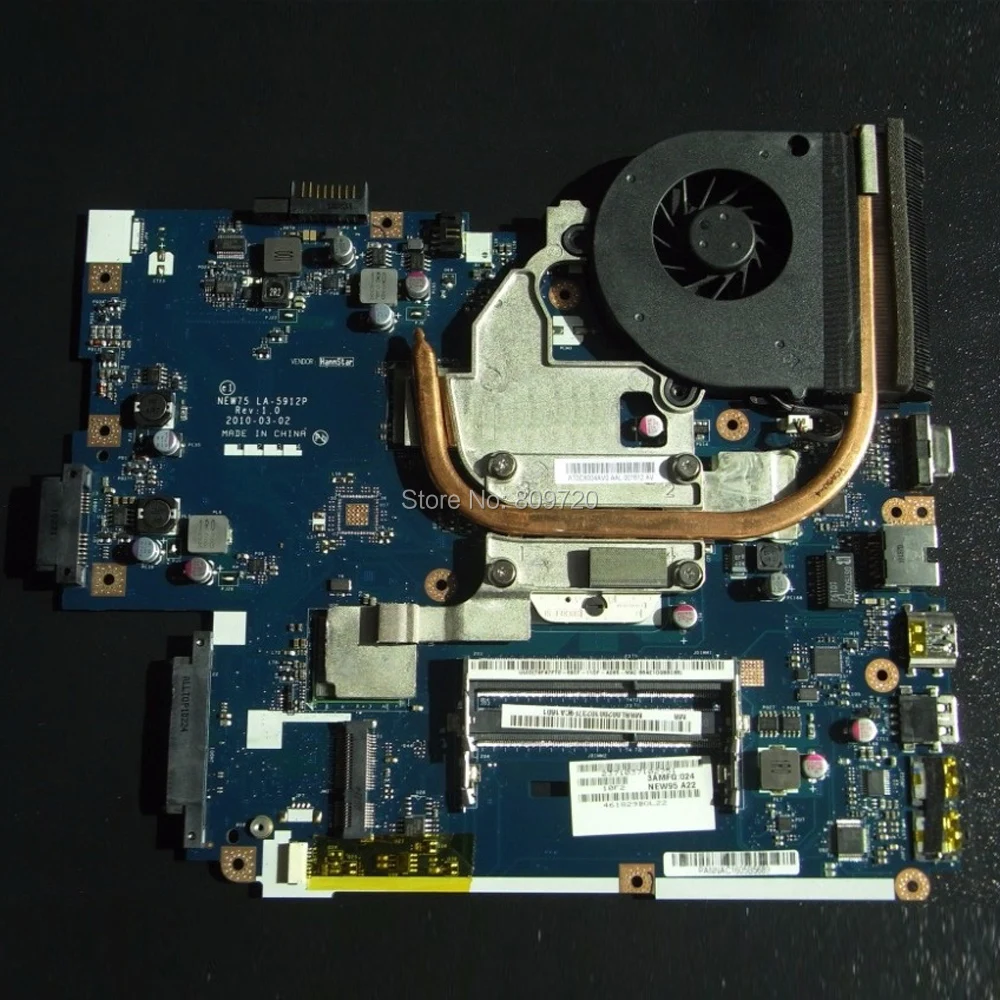 

MBBL002001 Motherboard For ACER Aspire 5551 LA-5912P with heatsink instead 5552G LA-5911P compatible and a free CPU