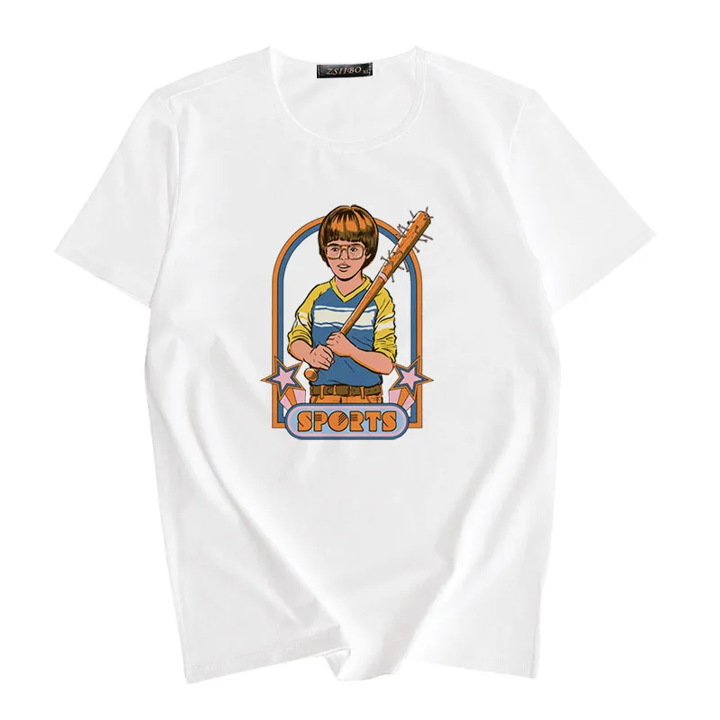 Новая Винтажная женская футболка Ulzzang THE HOWLING с принтом, короткий рукав, Let's Summer Demons, графический стиль Харадзюку, шикарная женская футболка Tumblr - Цвет: 13