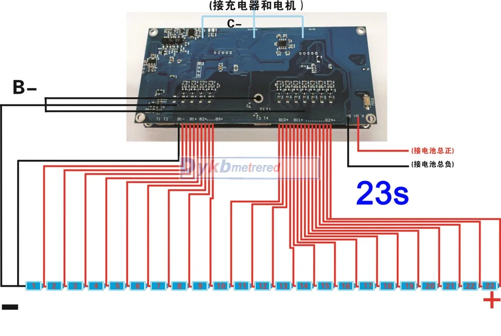 14S до 24S Смарт Bluetooth 50A 80A 100A 150A литий-ионный Lifepo4 LTO литиевая батарея Защитная плата BMS баланс приложение 16S 20S 22S