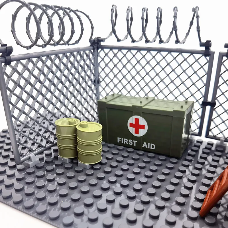 New Military Weapons Base WW2 Blocks Toys for Boys Birthday Gift Compatible Army Technical Building Bricks MOC Construction Toy