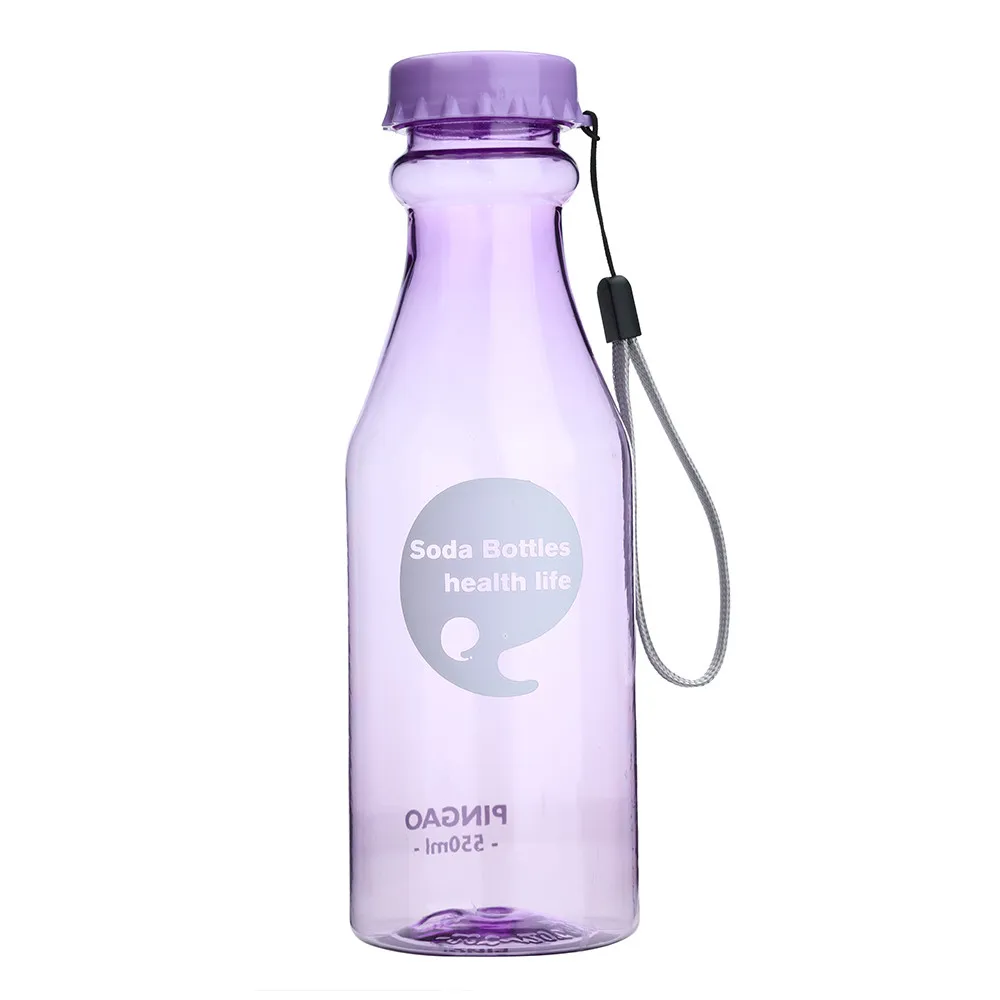 High quality outdoor sports travel bottle portable leakproof can be filled camping water cup 550ML