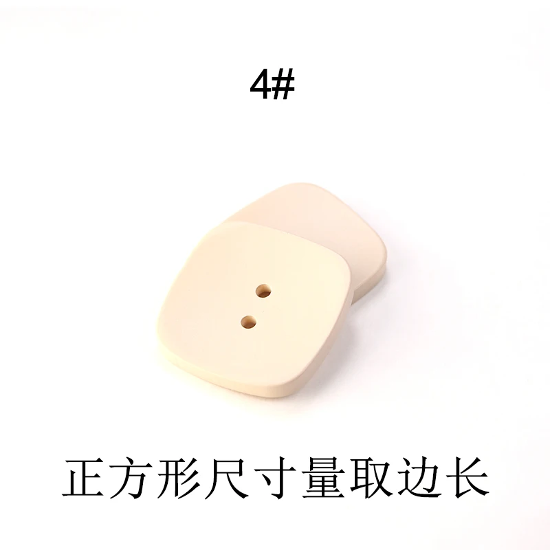 4 6pcs 2 Holes Square Buttons For Clothing Coat Craft Plastic Sewing Resin Button Baby kids Suit Garments 20mm 25mm Needlework JOD - Color: 4