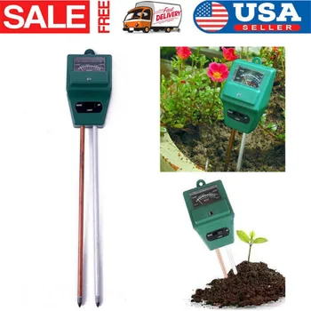 

3 in1 PH Tester Soil Water Moisture Light Test Meter Kit For Garden·Flower-Plant