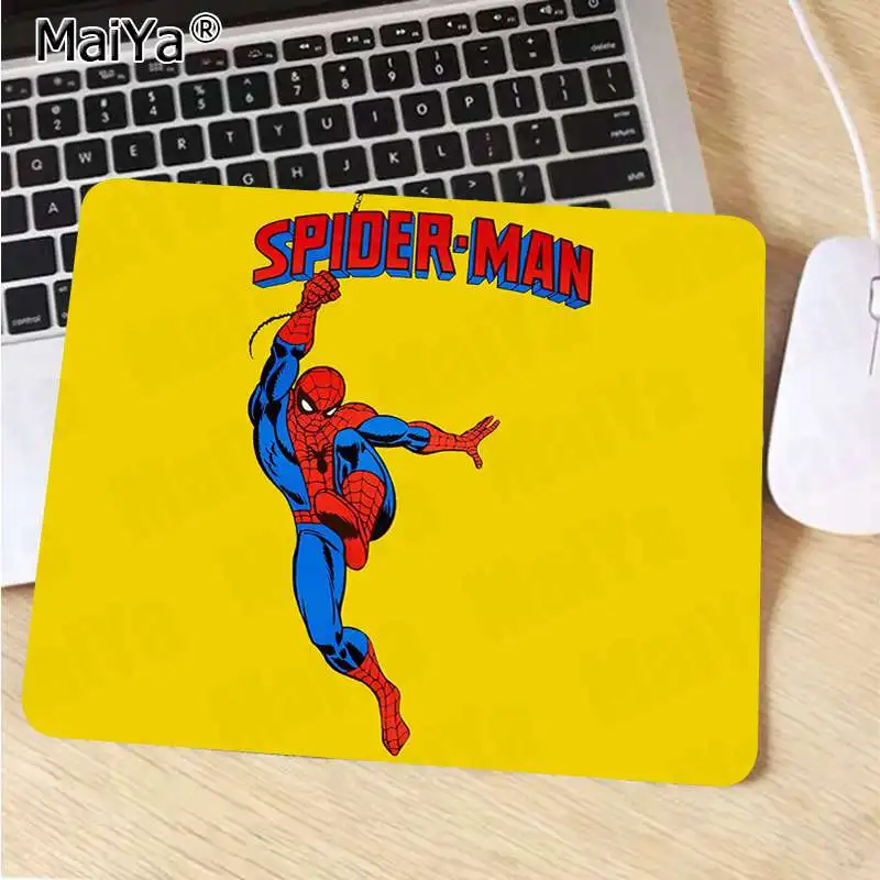 Not Lock Edge20x25cm Maiya комиксов Marvel, коврик для клавиатуры, резиновый игровой коврик для мыши, Настольный коврик, скорость/управление, версия, большой игровой коврик для мыши - Цвет: Not Lock Edge20x25cm