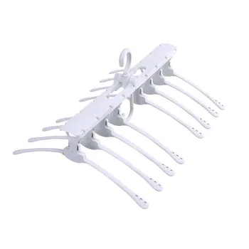 

8 Fish Bones Foldable Clothes Hanger Household Wardrobe Adjustable Retractable Clothes Hanger Garderobe Drying Rack