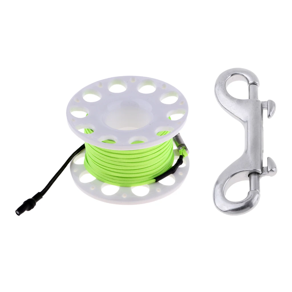 Подводная подводная катушка для дайвинга катушка 30 м/98.4ft линия катушки двойной конец оснастки Болт поворотный зажим