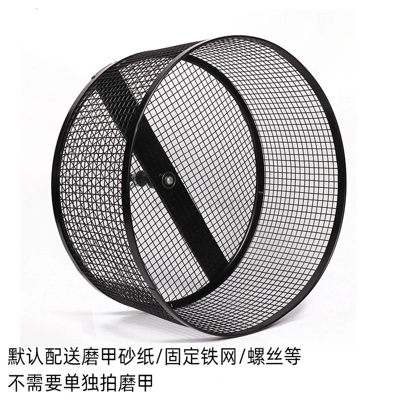Honey bag run wheel silent grinding nail hedgehog hamster grinding supplies sports fitness run ball oversized - Цвет: Серый