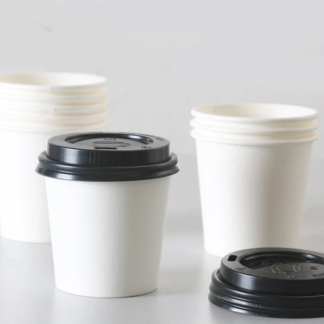 100pcs/pack 4oz 100ml Disposable Paper Cup Espresso Cup Coffee Cup High  Quality Double Layer Paper Cup - Disposable Cups - AliExpress