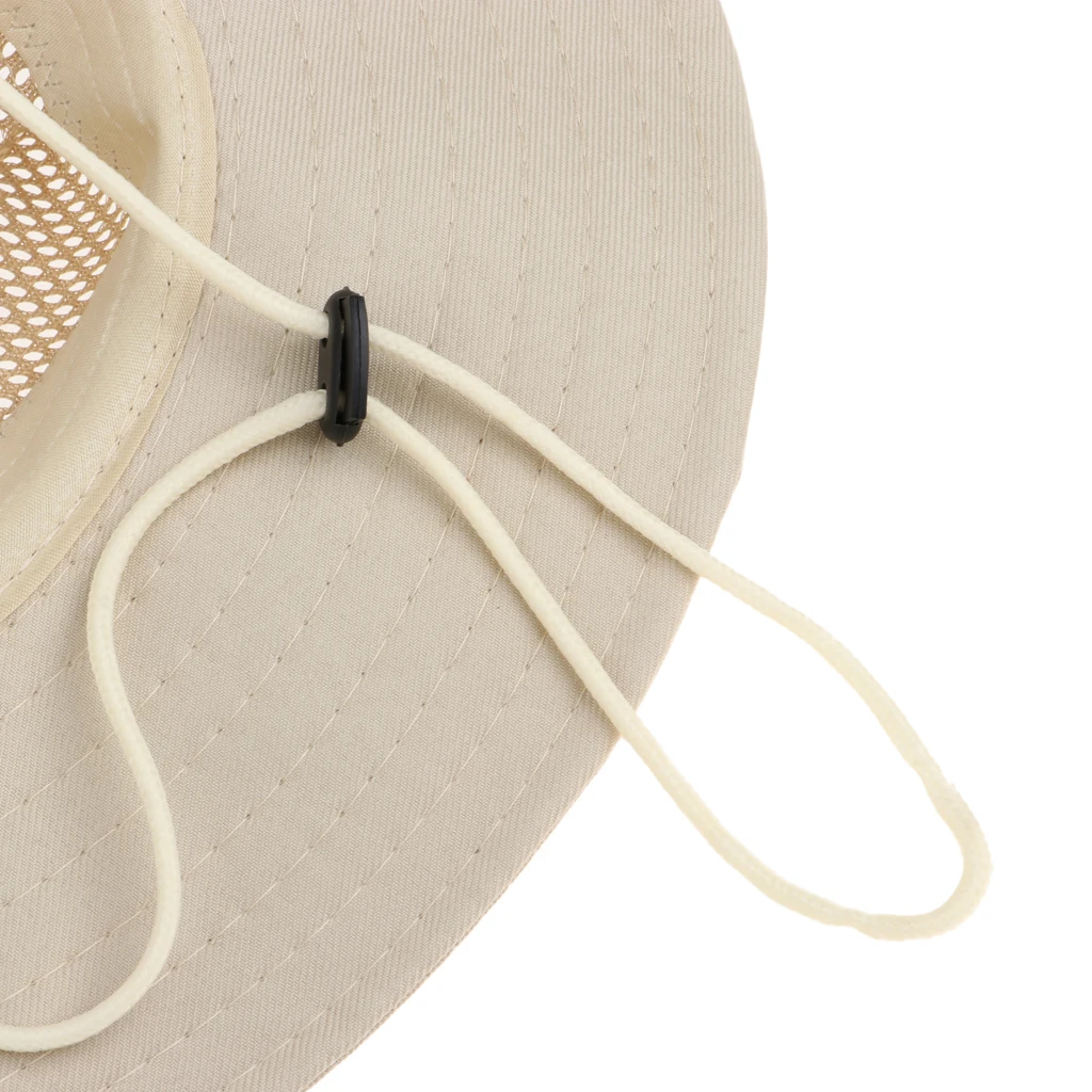 Outdoor Sun Protection Wide Brim Bucket Hat Breathable Boonie Cap for Fishing Boating Hunting Hiking Camping